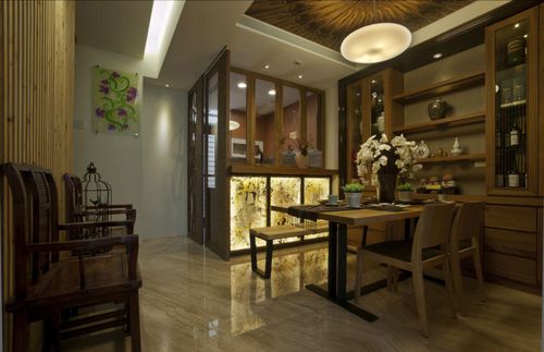 新中式风格住宅别墅家居家装室内装饰装修设计实景图