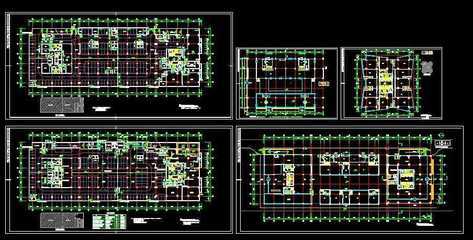 国锐中心商住宅楼平面图免费下载 - 建筑户型平面图 - 土木工程网