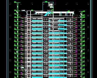 某小高层住宅楼建筑施工图免费下载 - 建筑规划图 - 土木工程网
